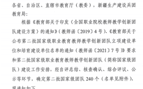 “智能建造技术”国家级职业教育教学创新团队通过验收（2025年）