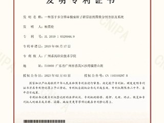 一种基于多分辨率搜索粒子群算法的图像分割方法及系统发明专利证书杨震伦