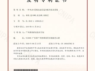 一种WLAN系统动态信道分配方法及系统发明专利证书-邓单