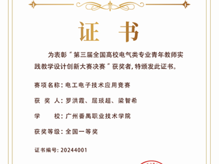 11.第三届全国高校电气类专业青年教师实践教学设计创新大赛决赛一等奖-罗洪霞（教师）、屈琰超、梁智希
