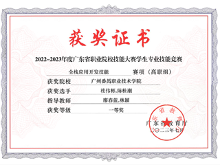 8.2022-2023年度广东省职业院校技能大赛学生专业技能竞赛-全栈应用开发技能赛项（高职组）一等奖-杜伟彬、陈桂潮